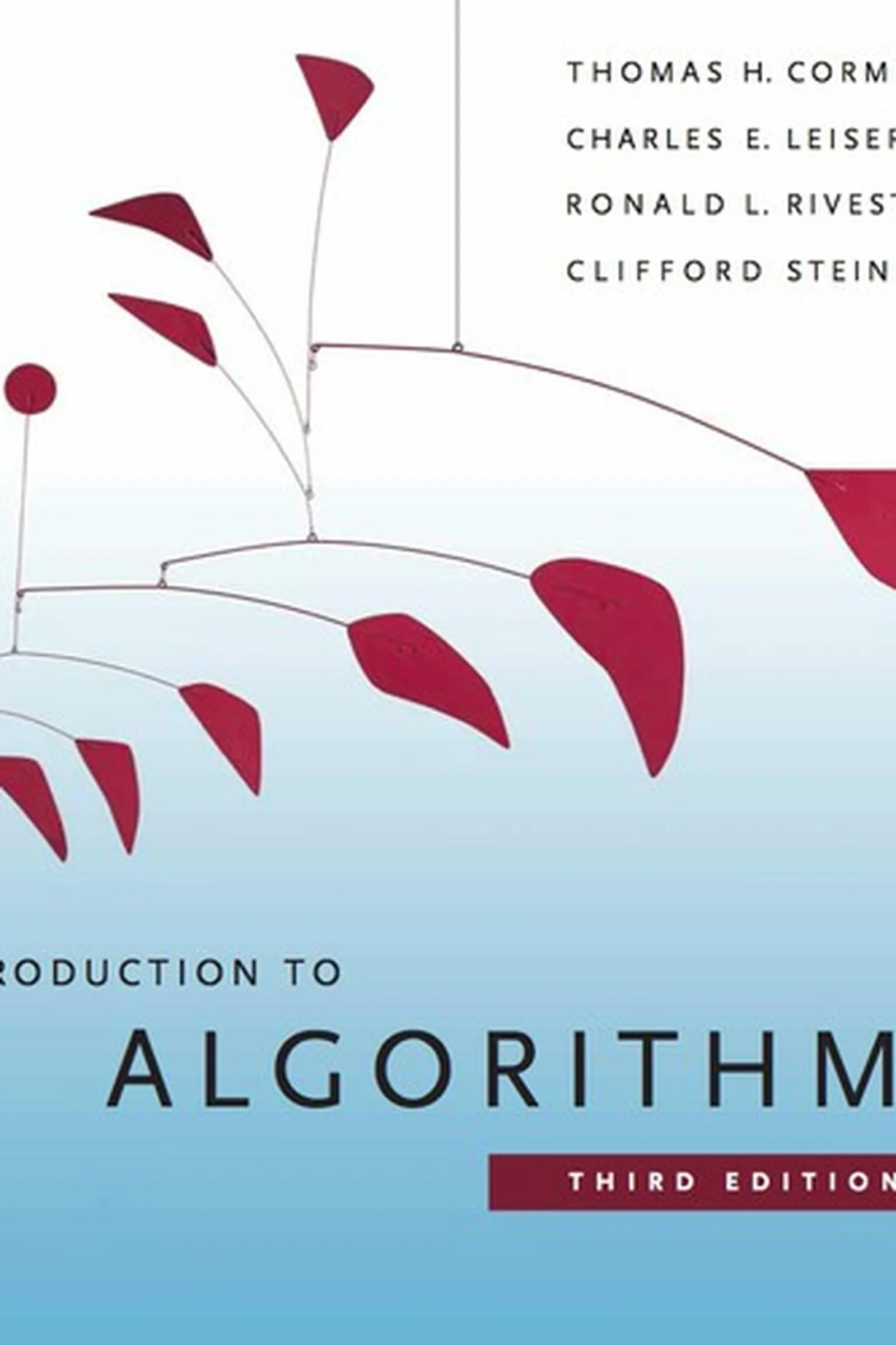 Book cover: Introduction to Algorithms by Cormen et al. (1990)