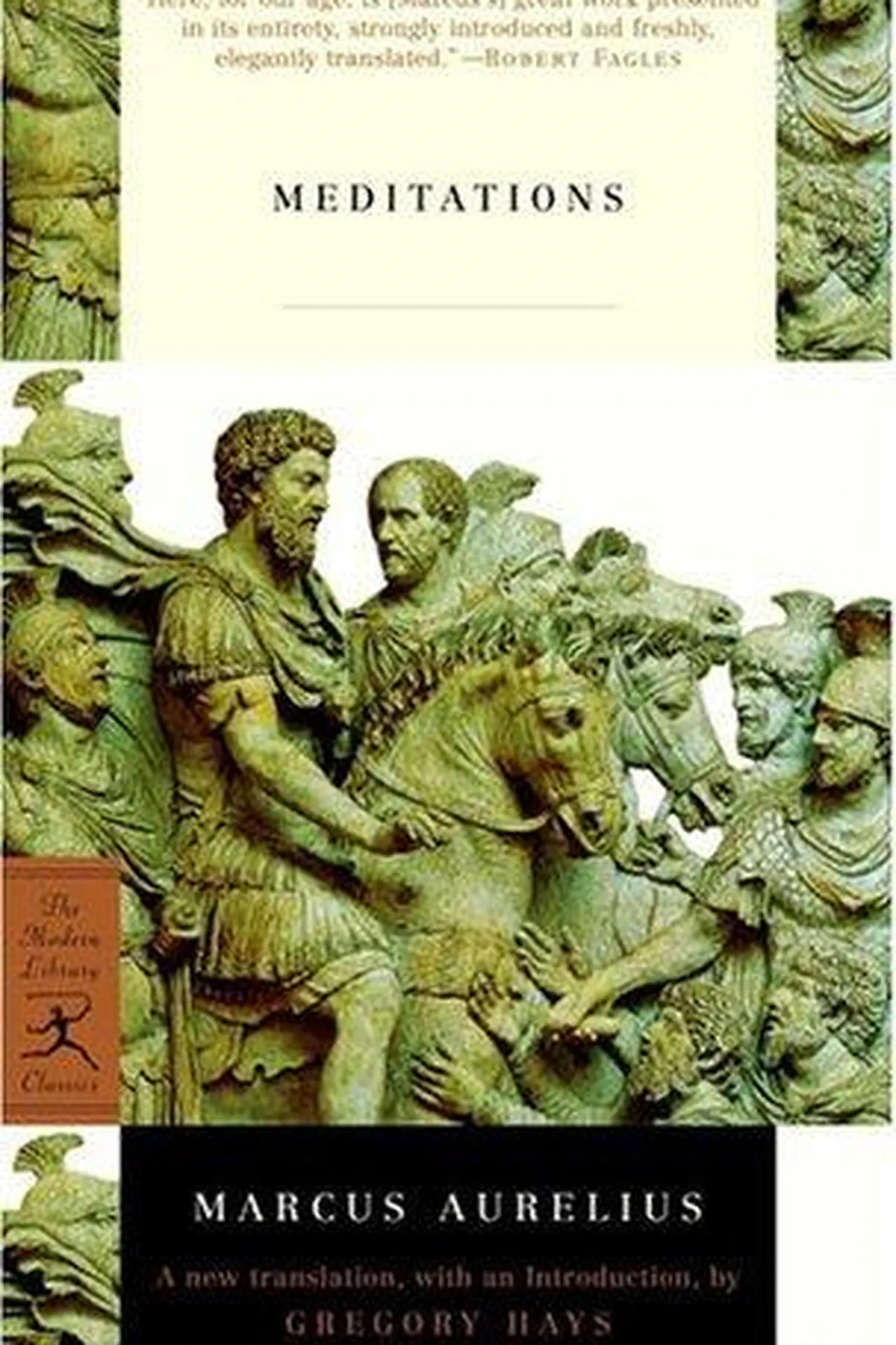 Book cover: Meditations by Marcus Aurelius (175)