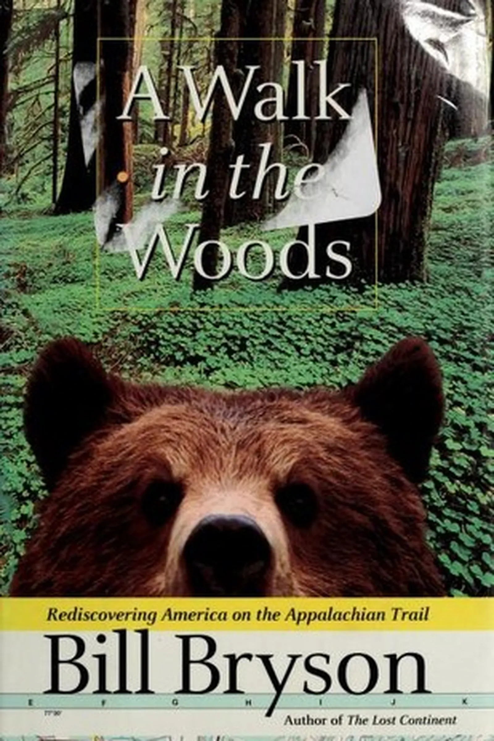 Book cover: A Walk in the Woods by Bill Bryson (1998)