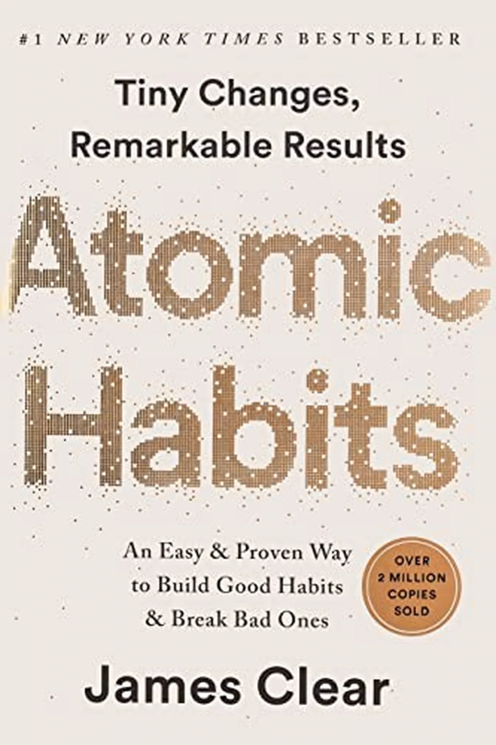 Book cover: Atomic Habits by James Clear (2018)
