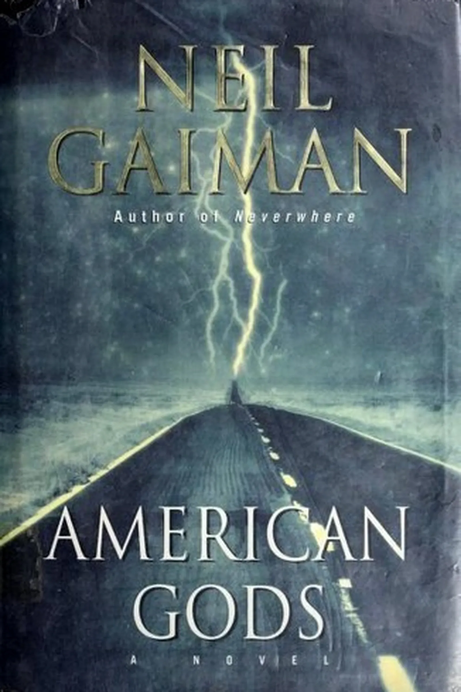 Book cover: American Gods by Neil Gaiman (2001)