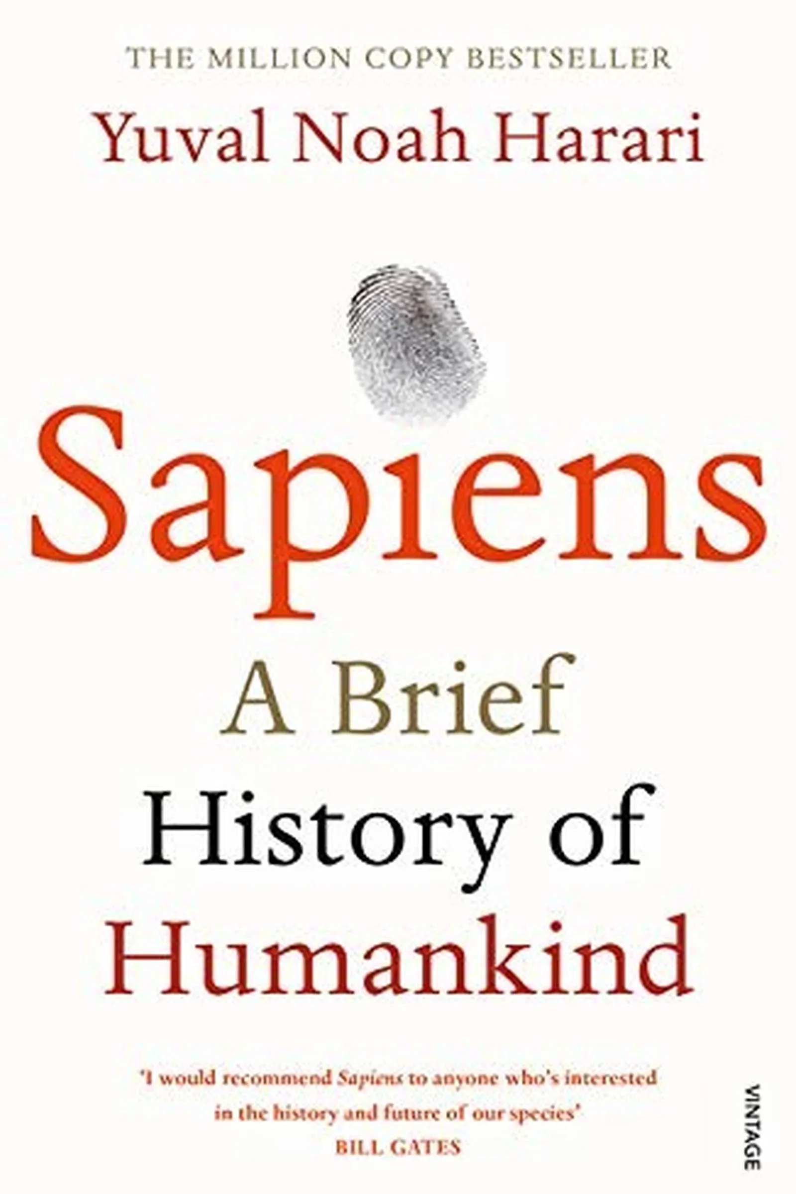 Book cover: Sapiens by Yuval Noah Harari (2011)