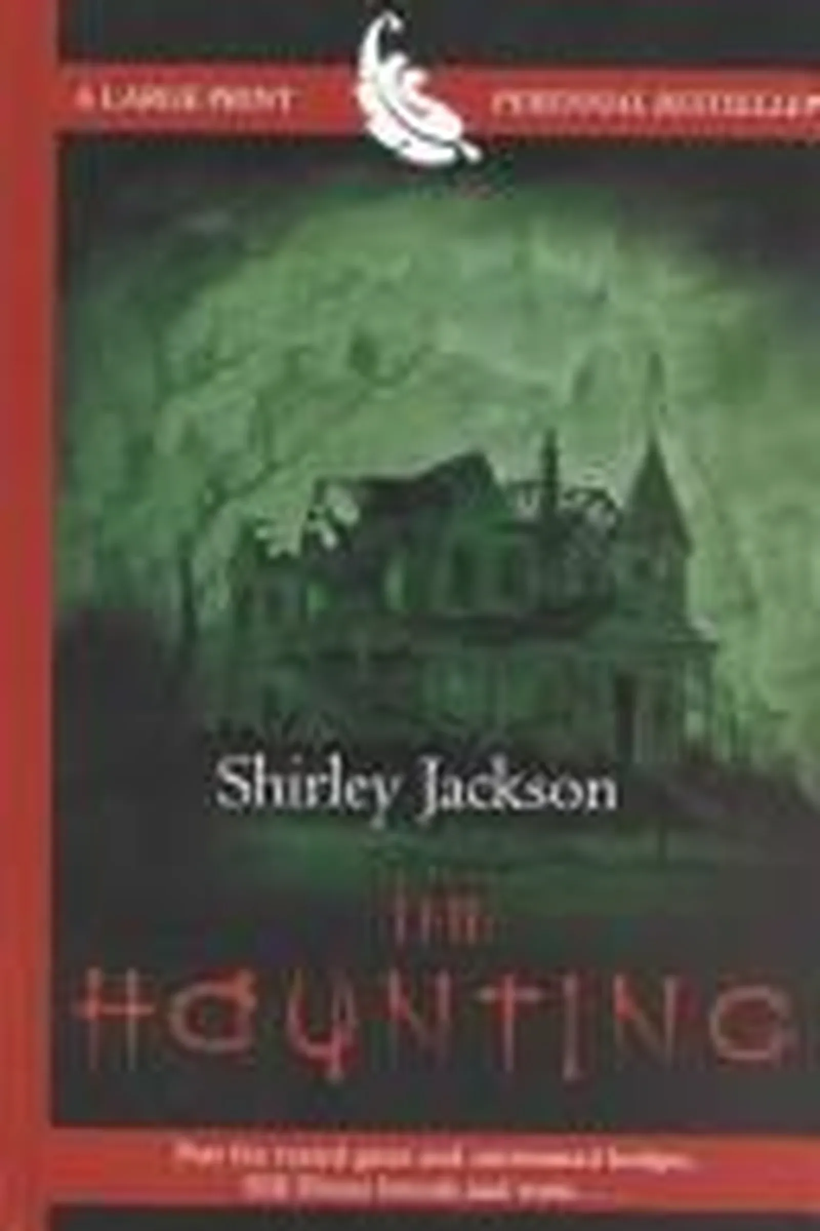 Book cover: The Haunting of Hill House by Shirley Jackson (1959)