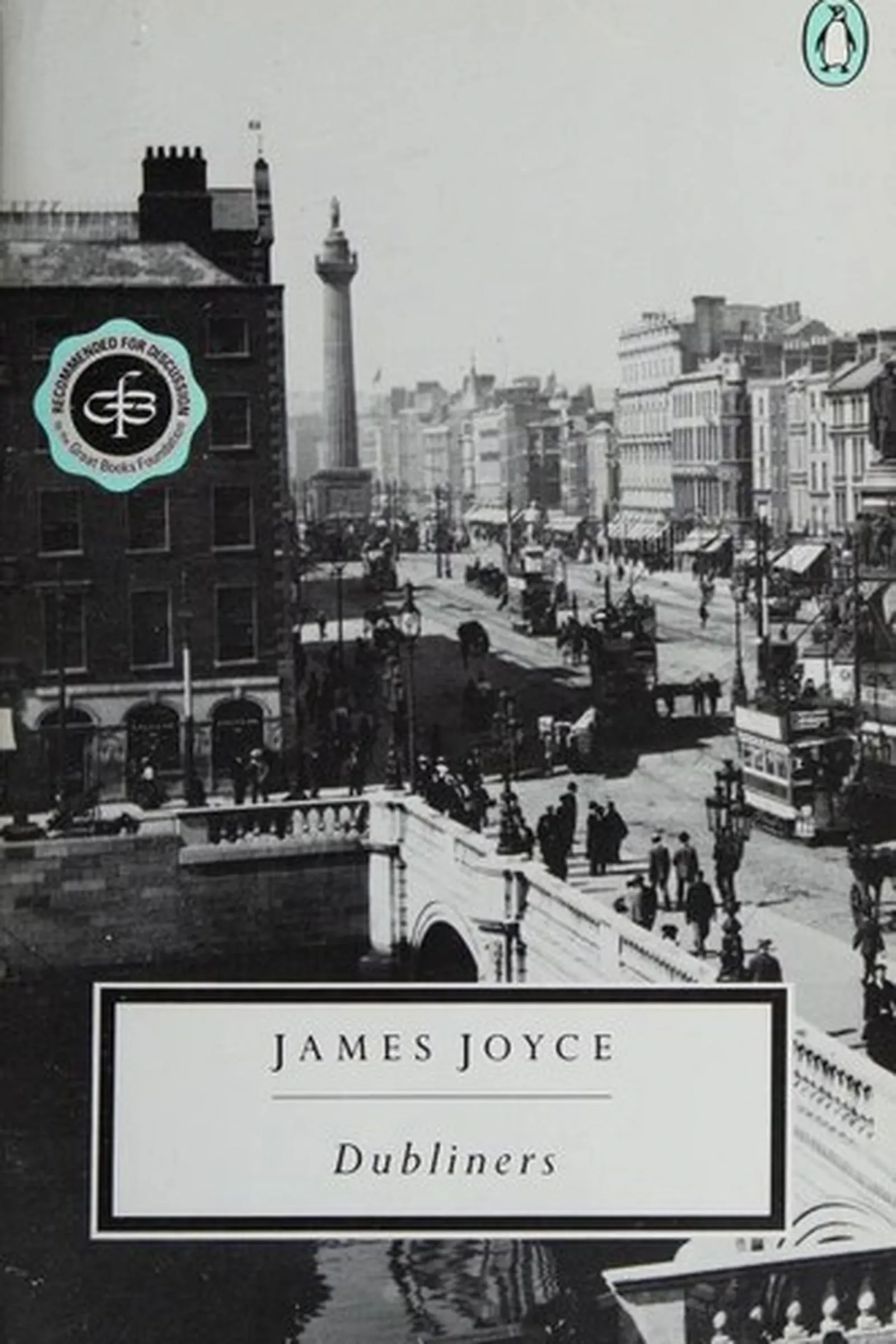 Book cover: Dubliners by James Joyce (1914)