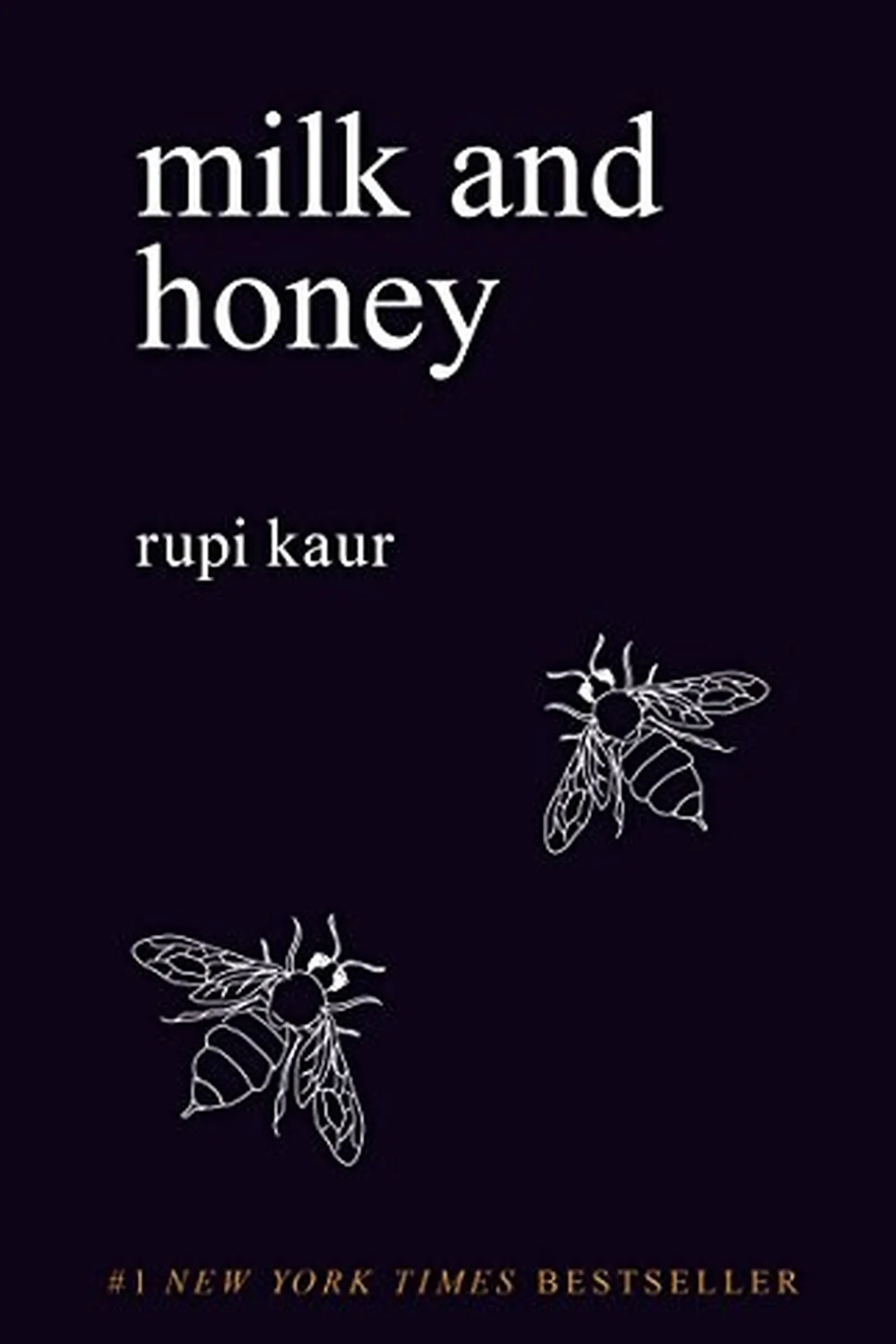 Book cover: Milk and Honey by Rupi Kaur (2014)