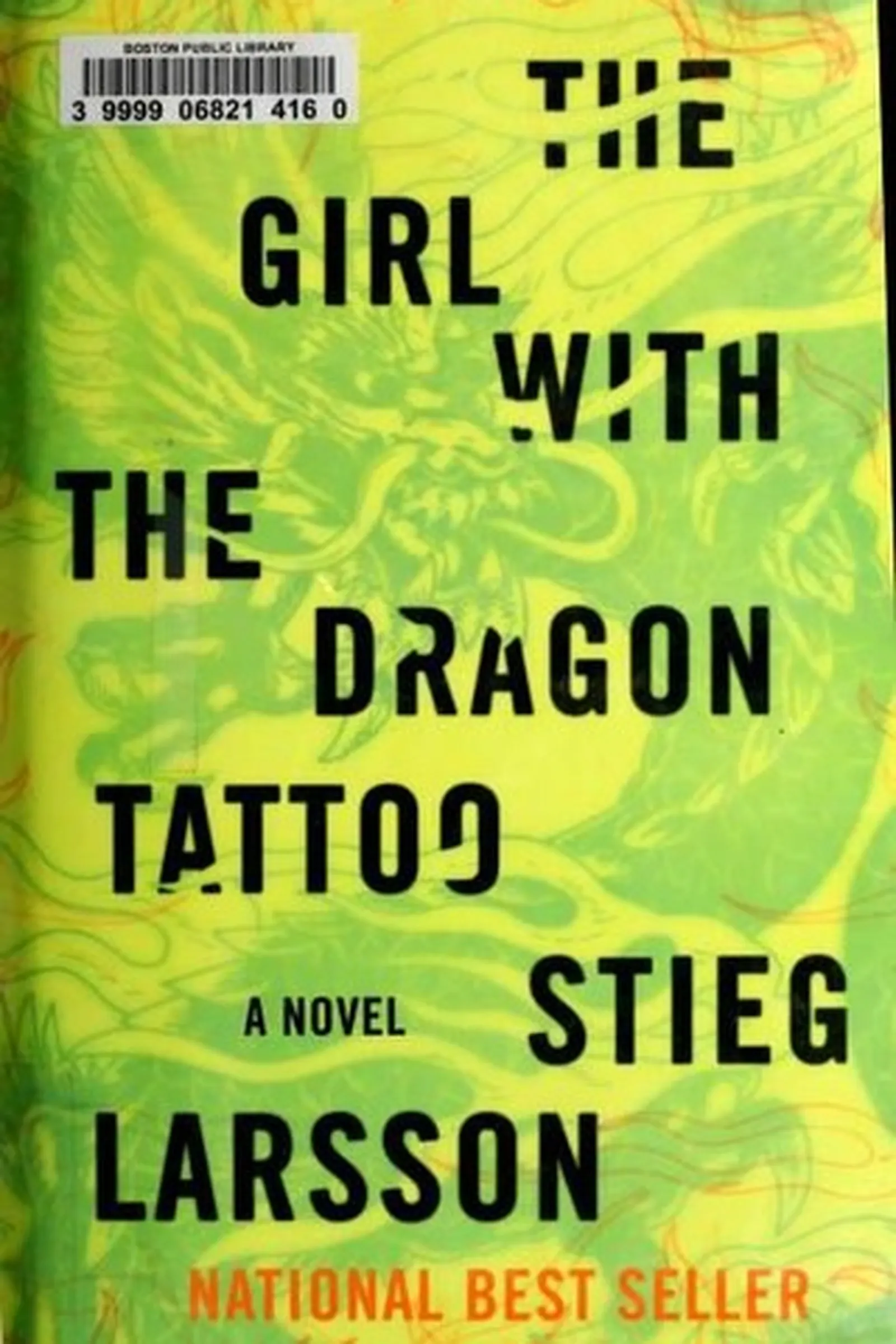 Book cover: The Girl with the Dragon Tattoo by Stieg Larsson (2005)