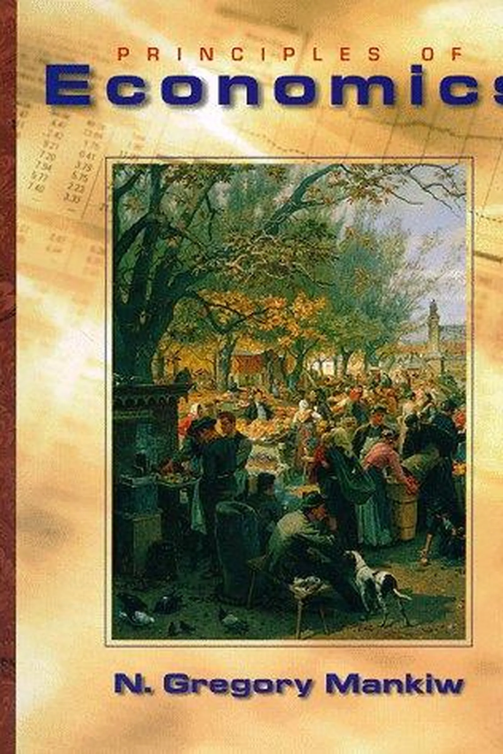 Book cover: Principles of Economics by N. Gregory Mankiw (1997)