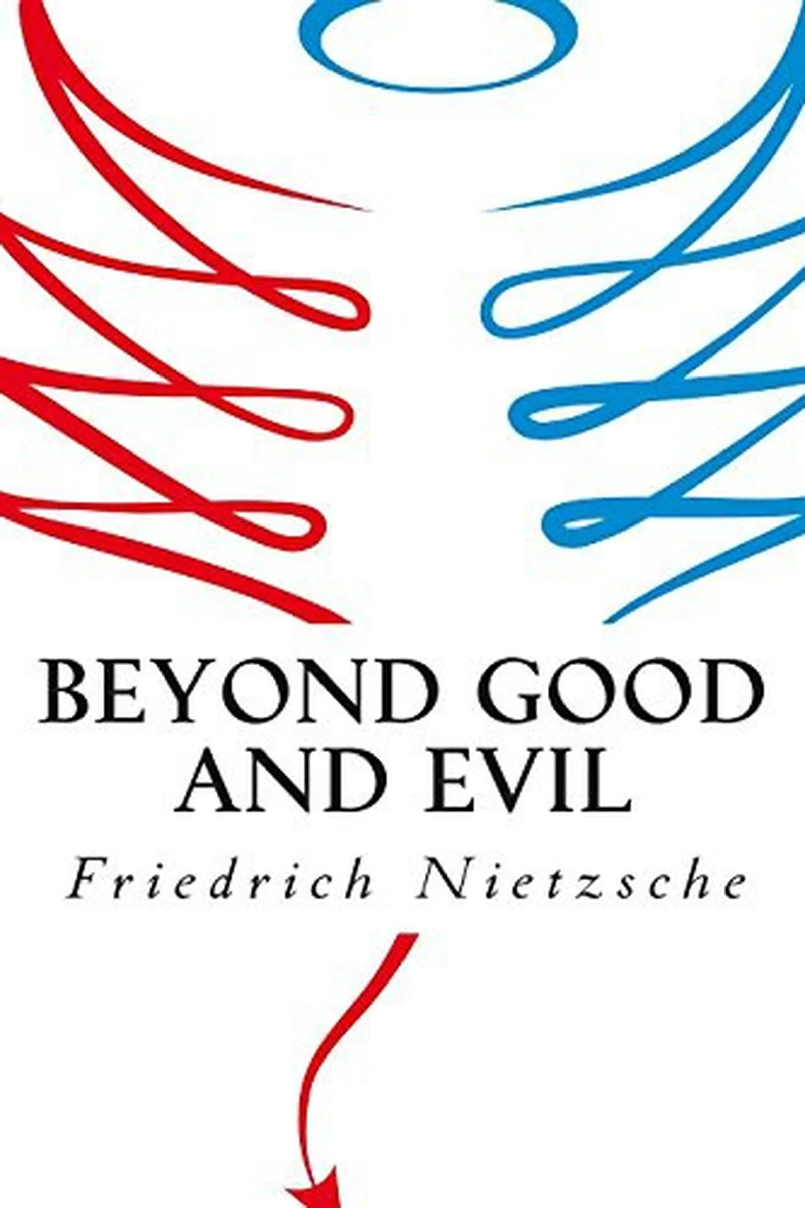 Book cover: Beyond Good and Evil by Nietzsche (1886)