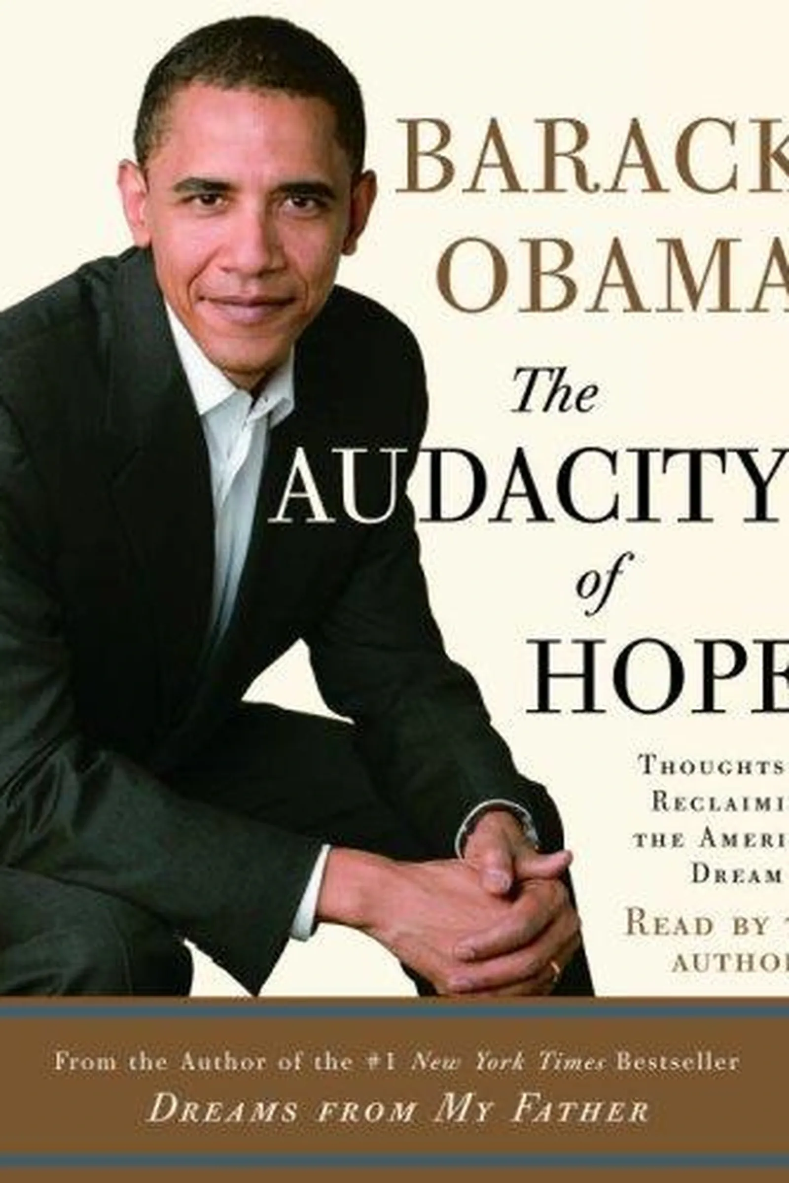 Book cover: The Audacity of Hope by Barack Obama (2006)