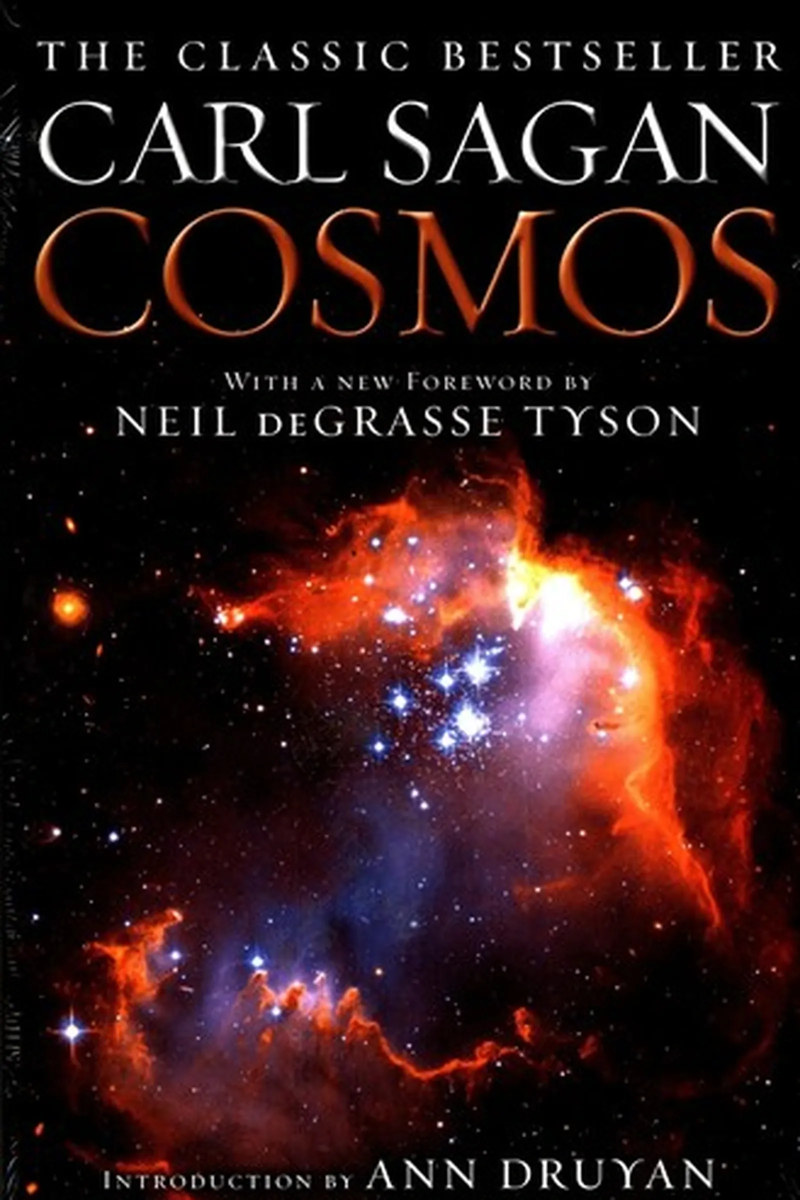 Book cover: Cosmos by Carl Sagan (1980)